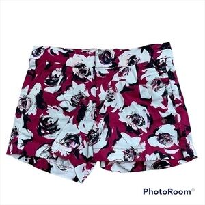 Kate Spade Shorts Sz 2 Kids Girls Floral Purple Pink